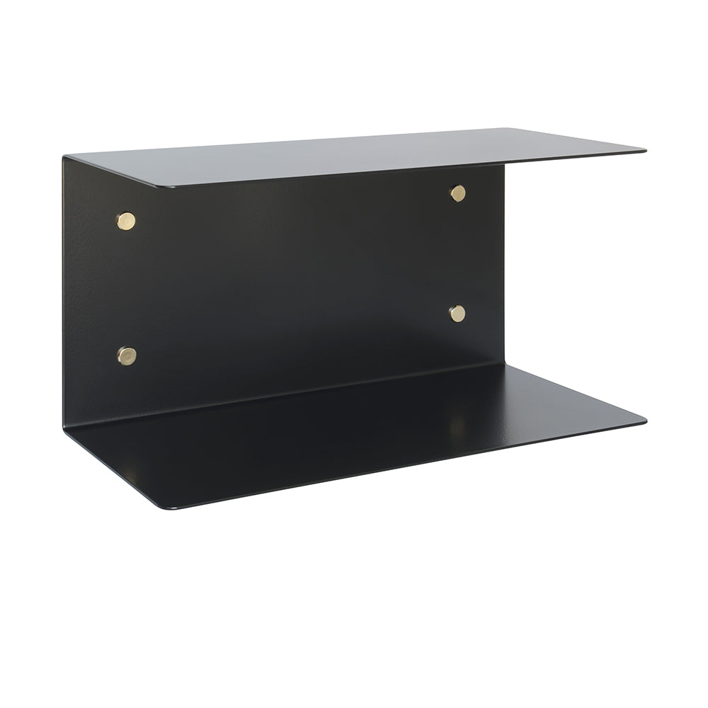 DETAIL metal hylde i sort - 40 cm - MOUD HOME - DesignGaragen.dk