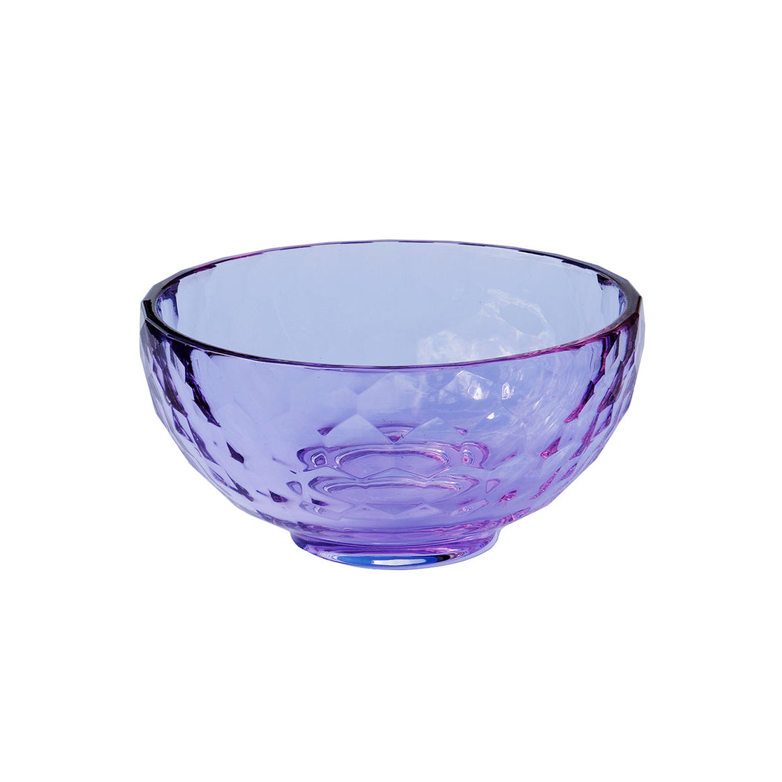 Storm crystal bowl Ø12 cm - purple