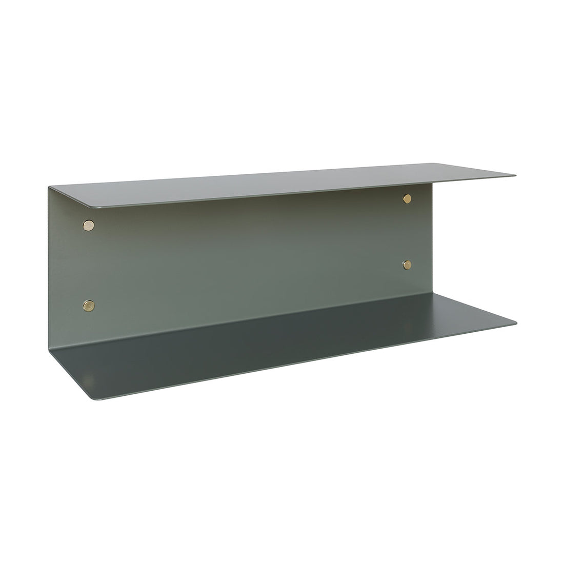 Detail Metal Shelf in Gray Green - 60 cm
