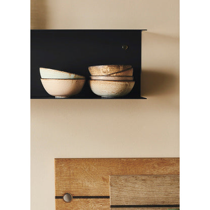 DETAIL metal hylde i sort - 40 cm - MOUD HOME - DesignGaragen.dk