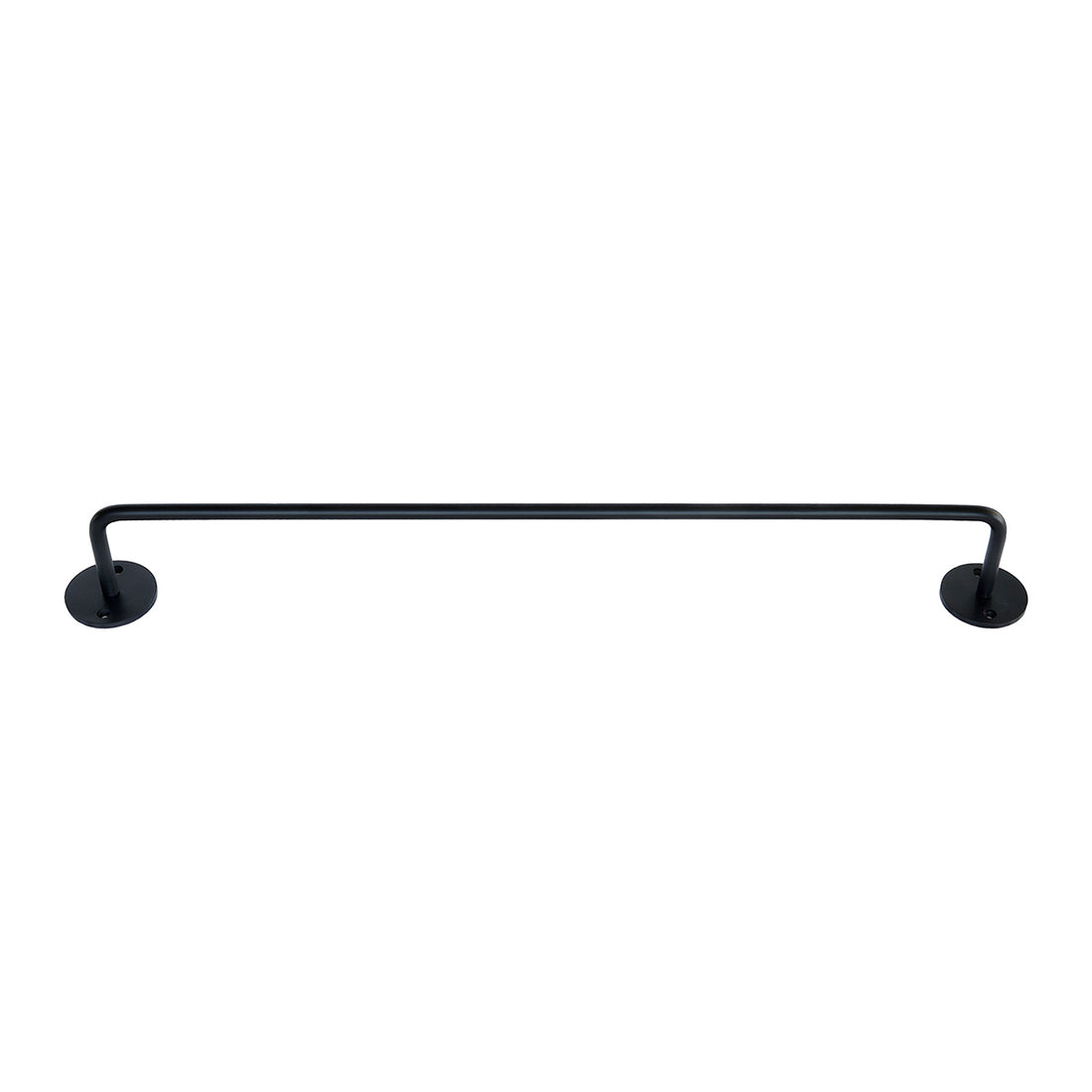 Wall towel holder black - 60x7 cm