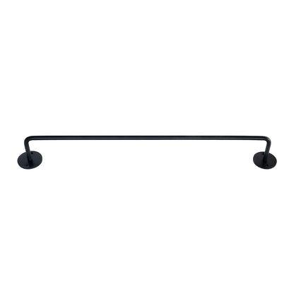 Wall towel holder black - 60x7 cm