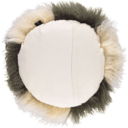 Pillow | Lambskin | Tibet | Ø37 cm.