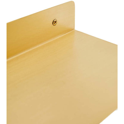 Float brass shelf - 40 cm