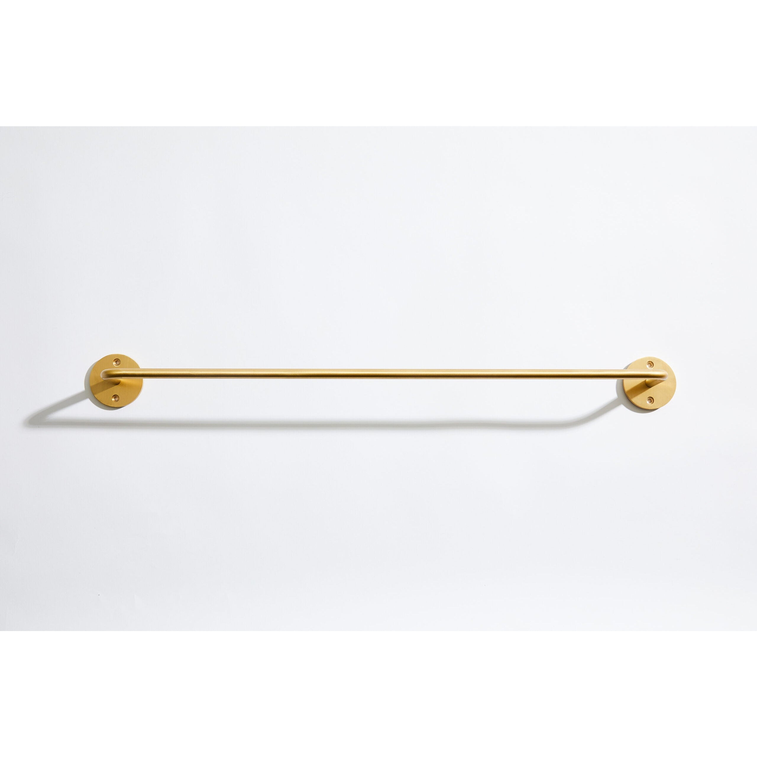 Wall towel holder brass - 60x7 cm