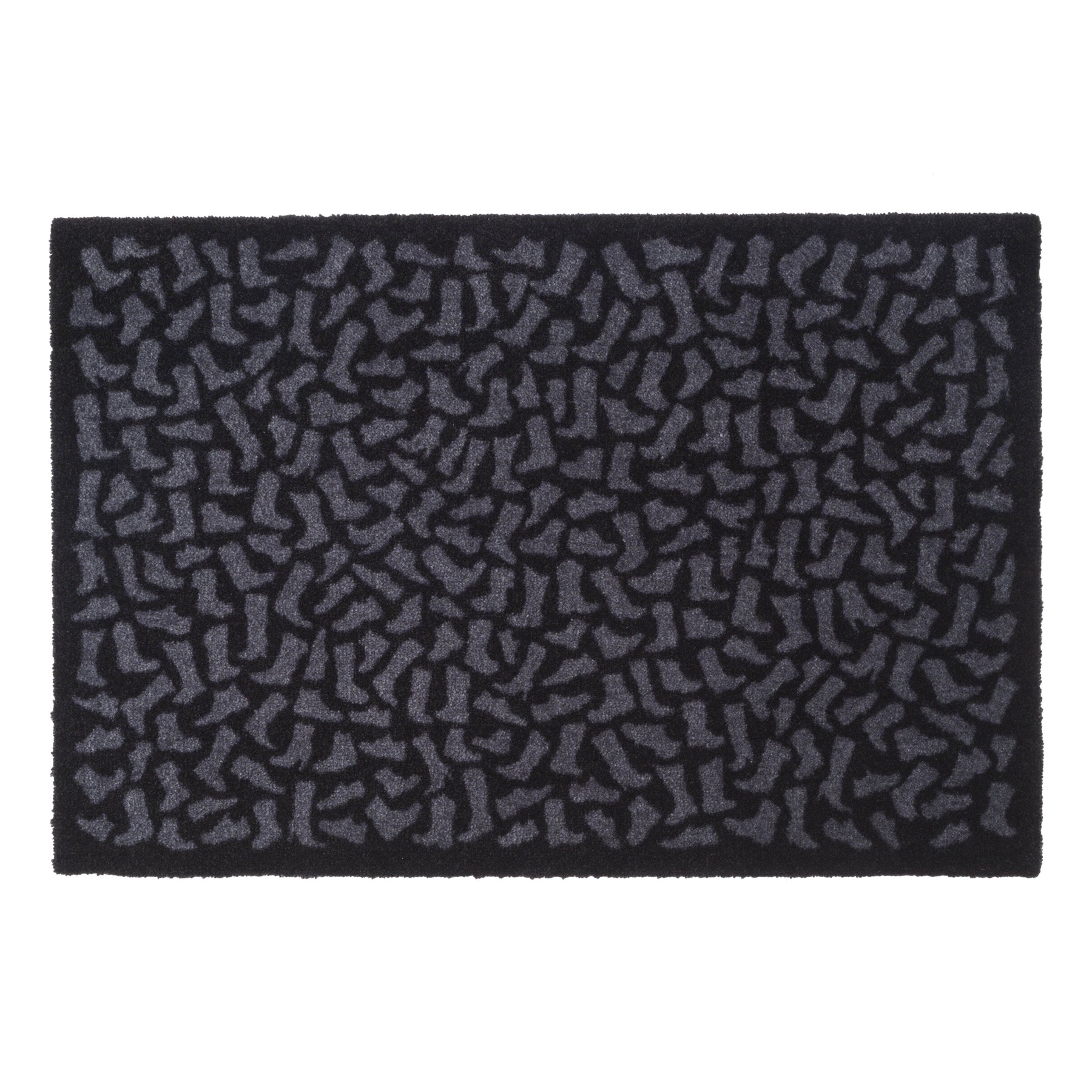 GULVMÅTTE 60 X 90 CM - FOOTWEAR/BLACK GREY - Tica Copenhagen - DesignGaragen.dk