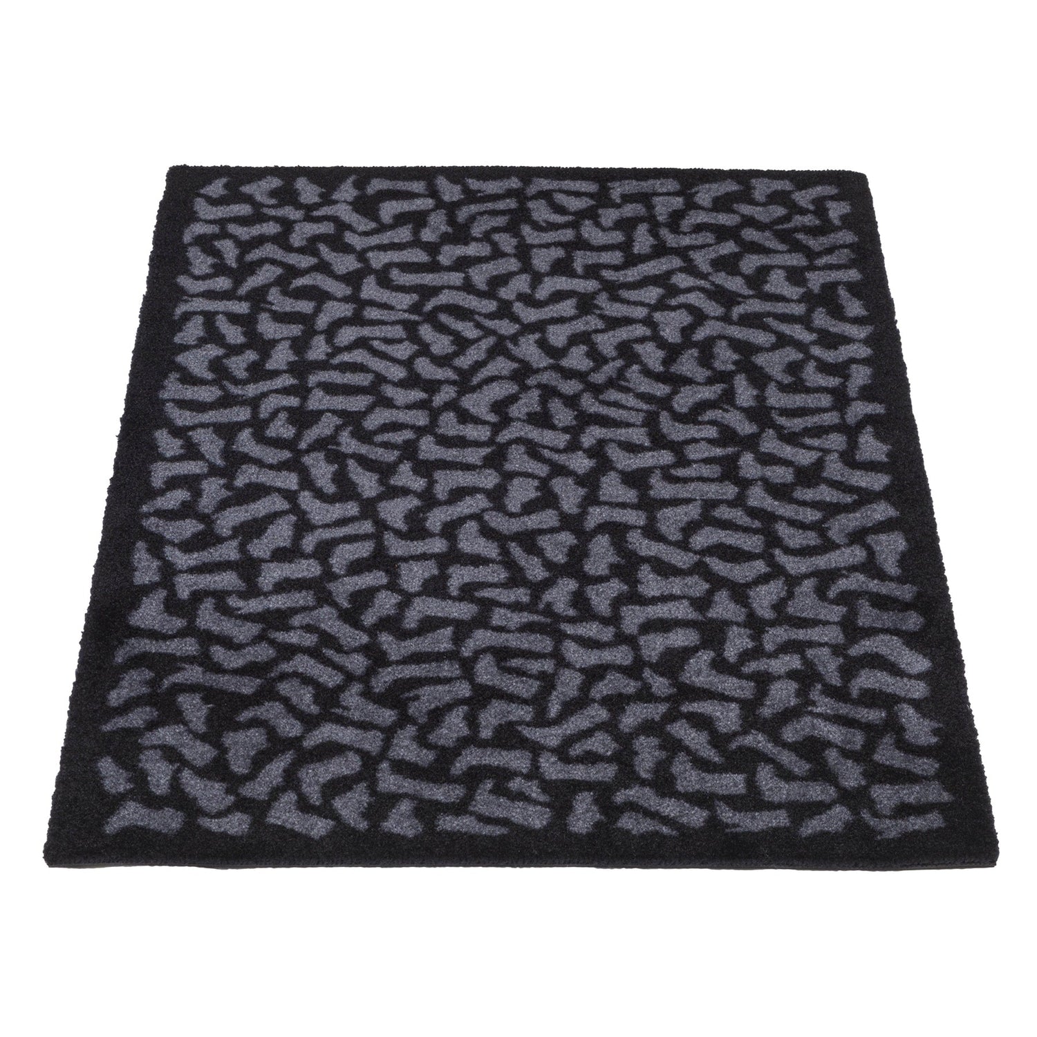 FLOOR MAT 60 X 90 CM - FOOTWEAR/BLACK GREY