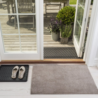 FLOOR MAT 60 x 90 cm - UNI COLOUR/SAND - Tica Copenhagen - DesignGaragen.dk