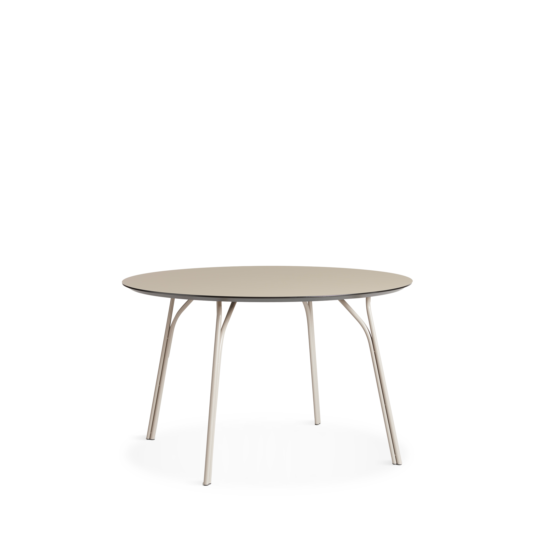 WOUD -  Tree dining table (120 cm) - Beige/beige