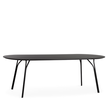 WOUD - Tree dining table (220 cm) - Charcoal black/black - WOUD - DesignGaragen.dk