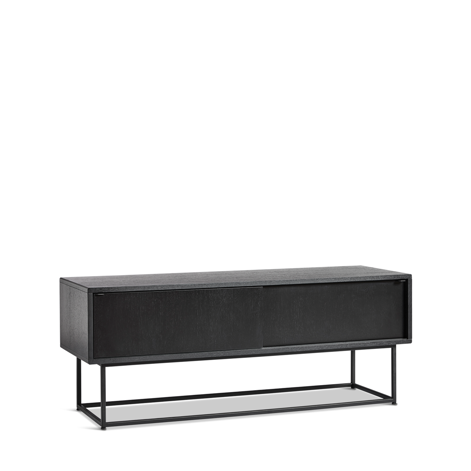 WOUD - Virka sideboard (Low) - Black - WOUD - DesignGaragen.dk