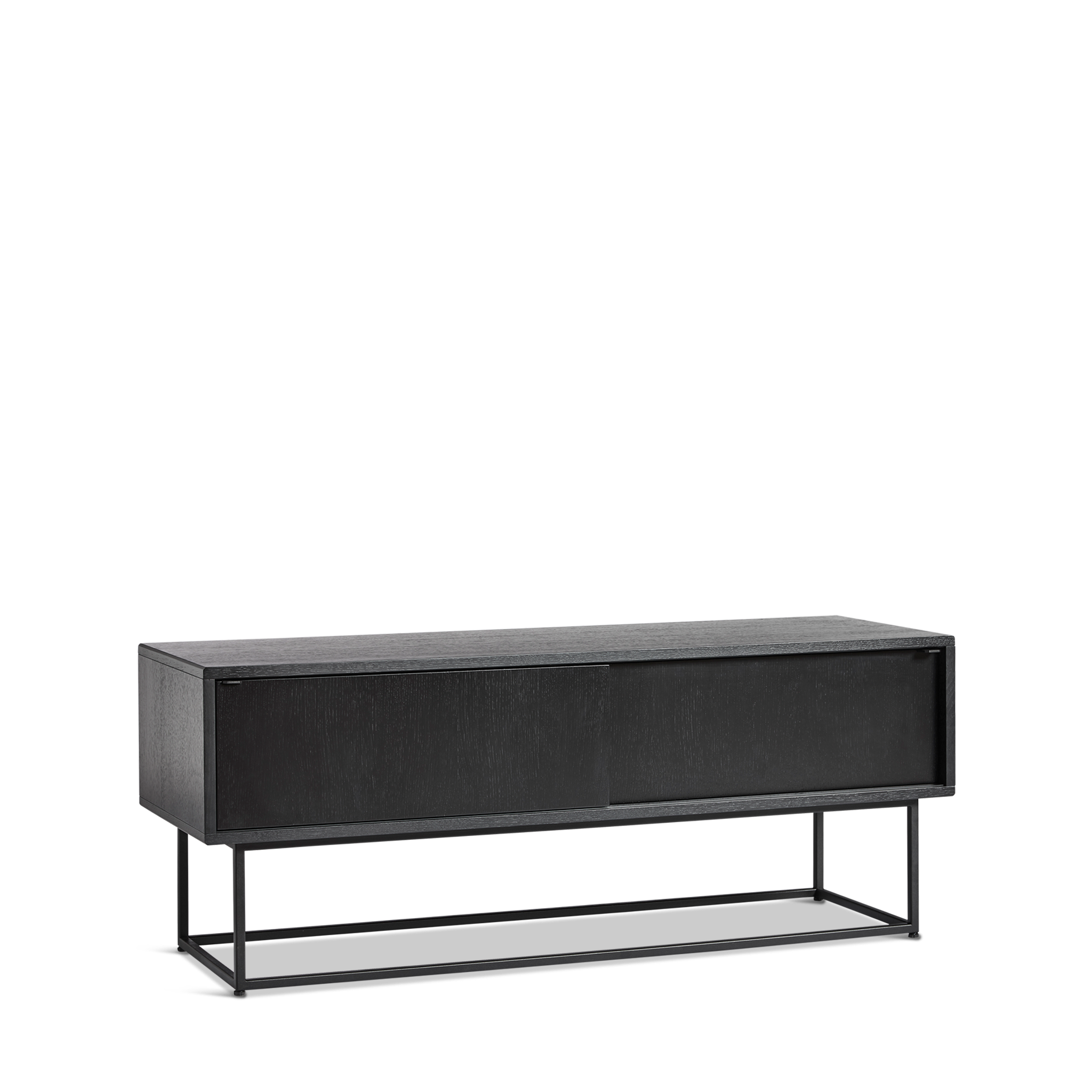 WOUD - Virka sideboard (Low) - Black - WOUD - DesignGaragen.dk