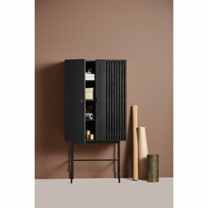 WOUD -  Array highboard (80 cm) - Black