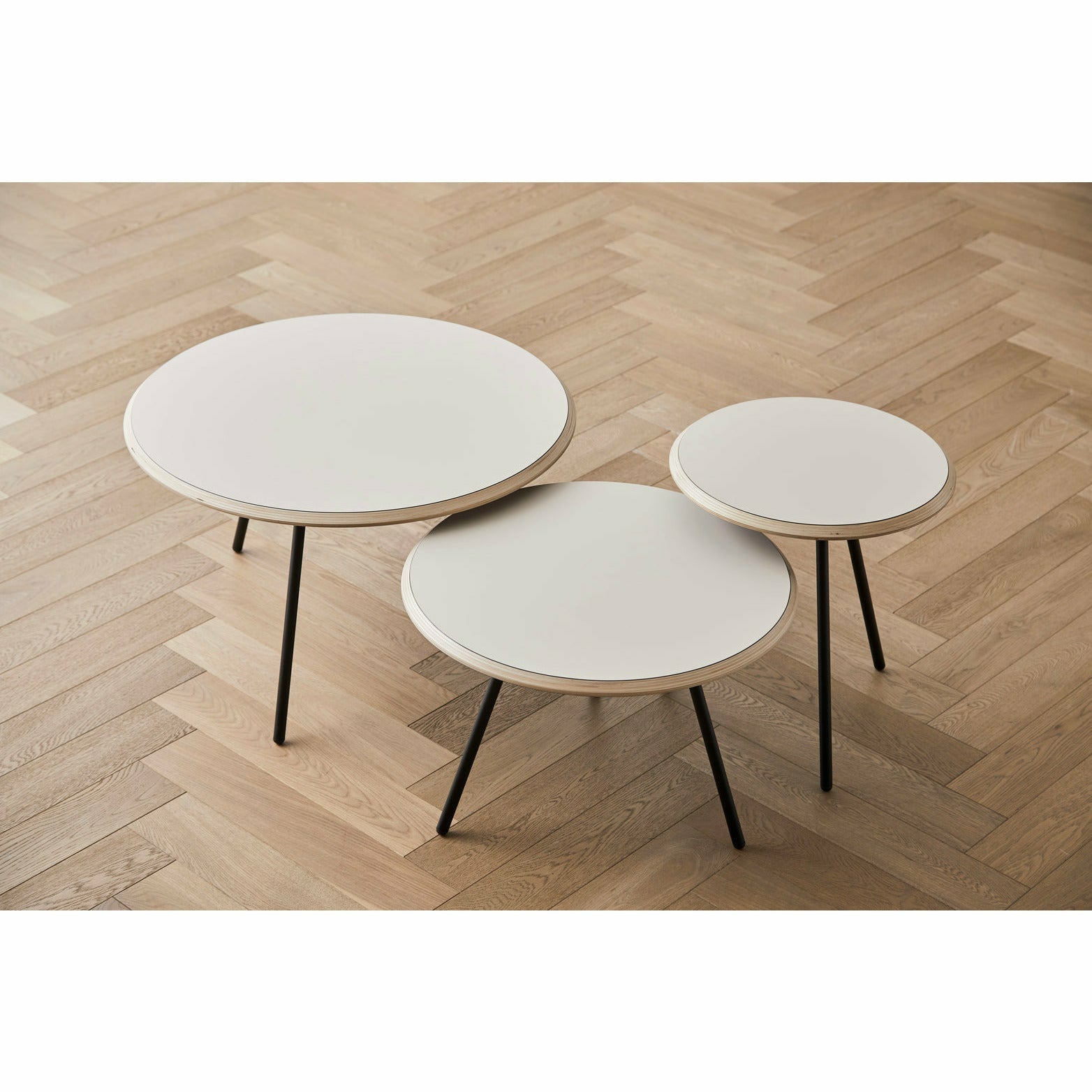 WOUD - Soround coffee table - Beige (Ø60xH40,50) - WOUD - DesignGaragen.dk