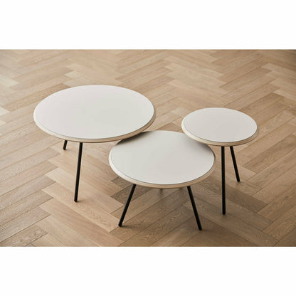 WOUD -  Soround coffee table - Beige (Ø75xH40,50)