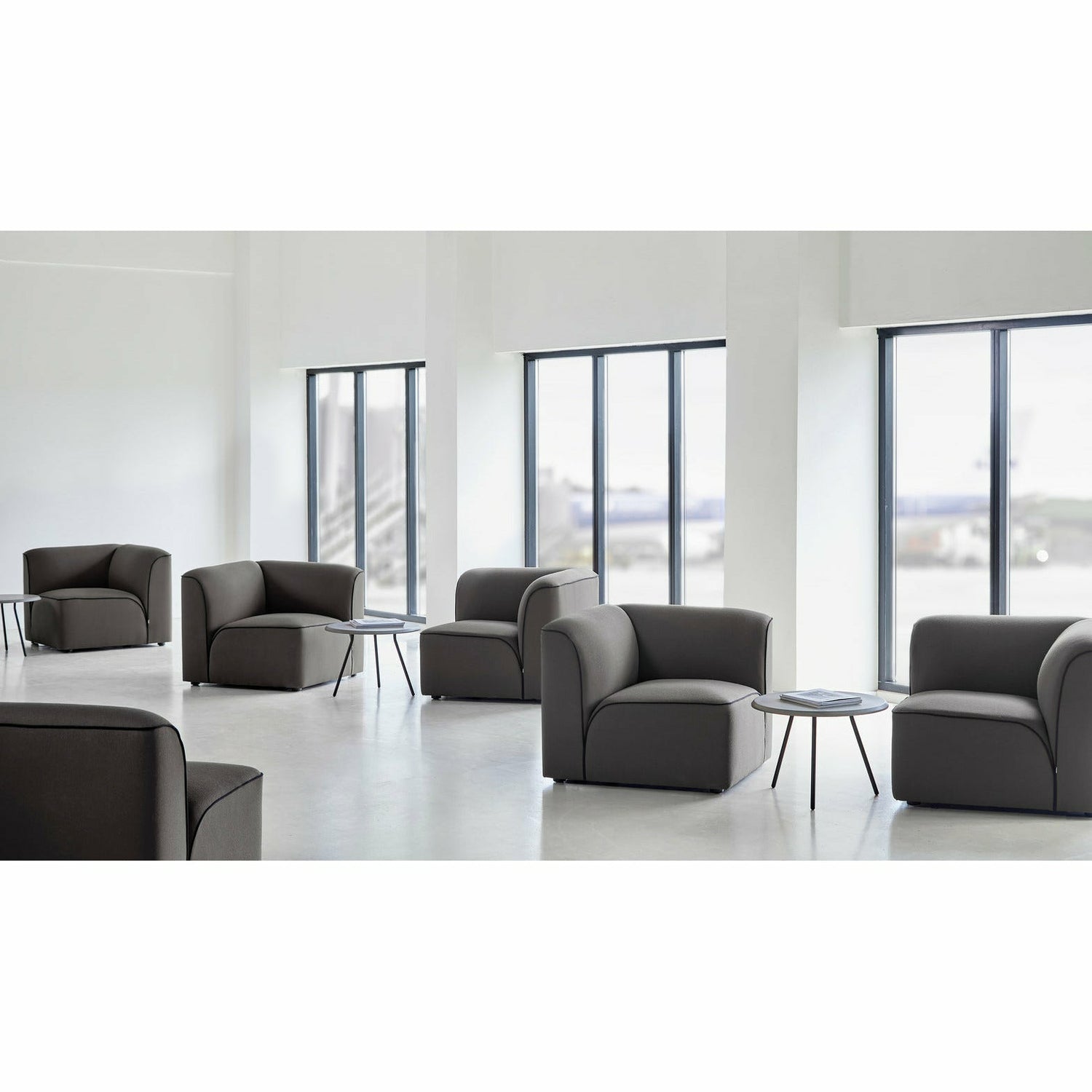 WOUD - Soround coffee table - Concrete (Ø60xH40,50) - WOUD - DesignGaragen.dk