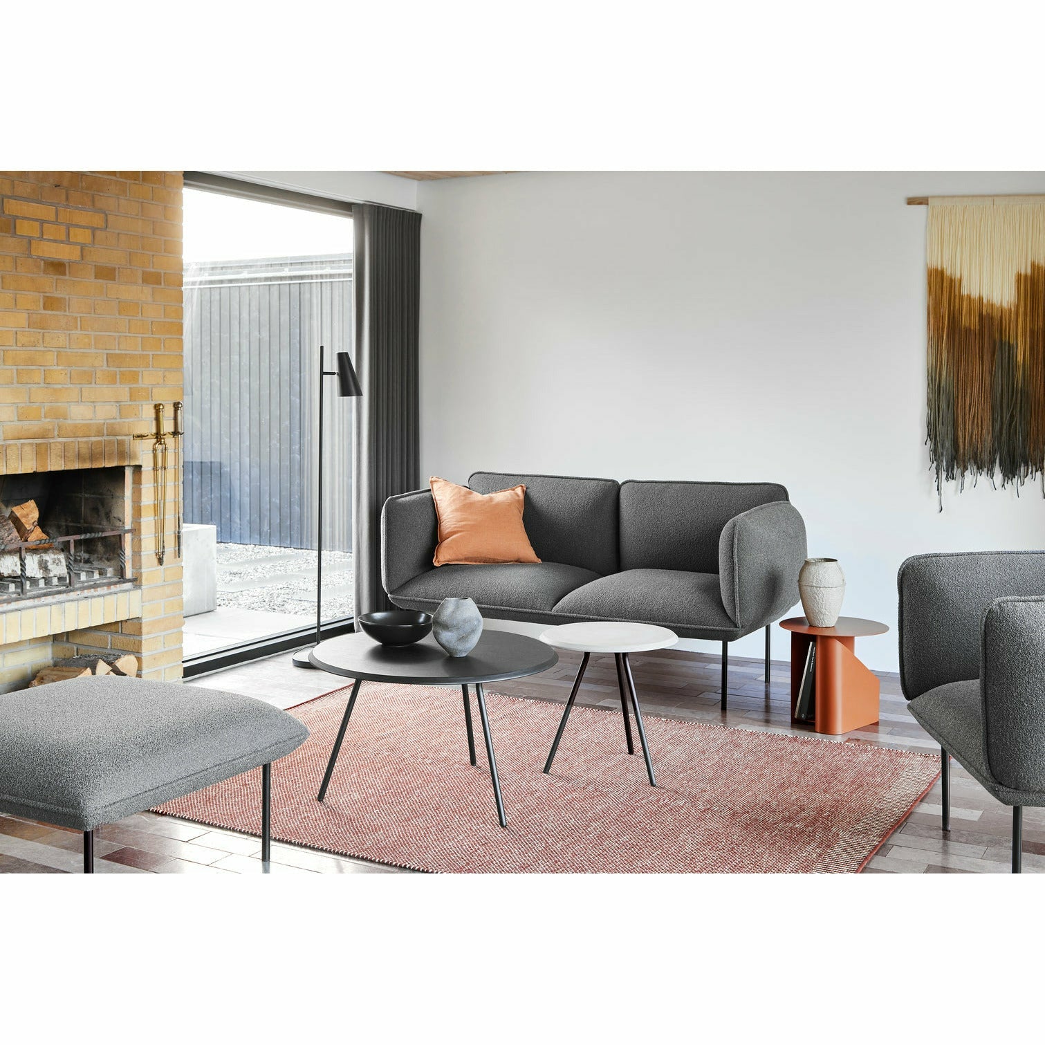 WOUD - Sentrum side table - Burnt orange - WOUD - DesignGaragen.dk