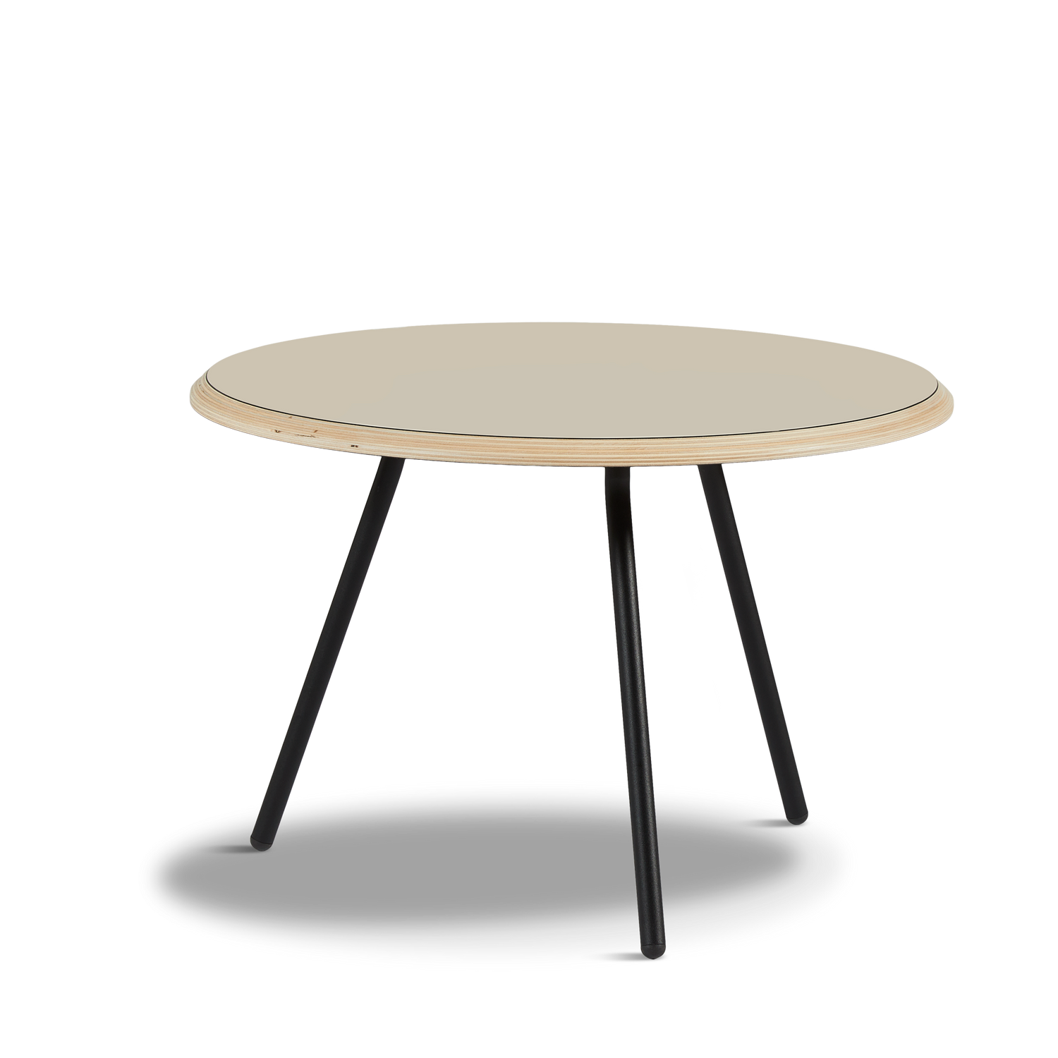 WOUD - Soround coffee table - Beige (Ø60xH40,50) - WOUD - DesignGaragen.dk