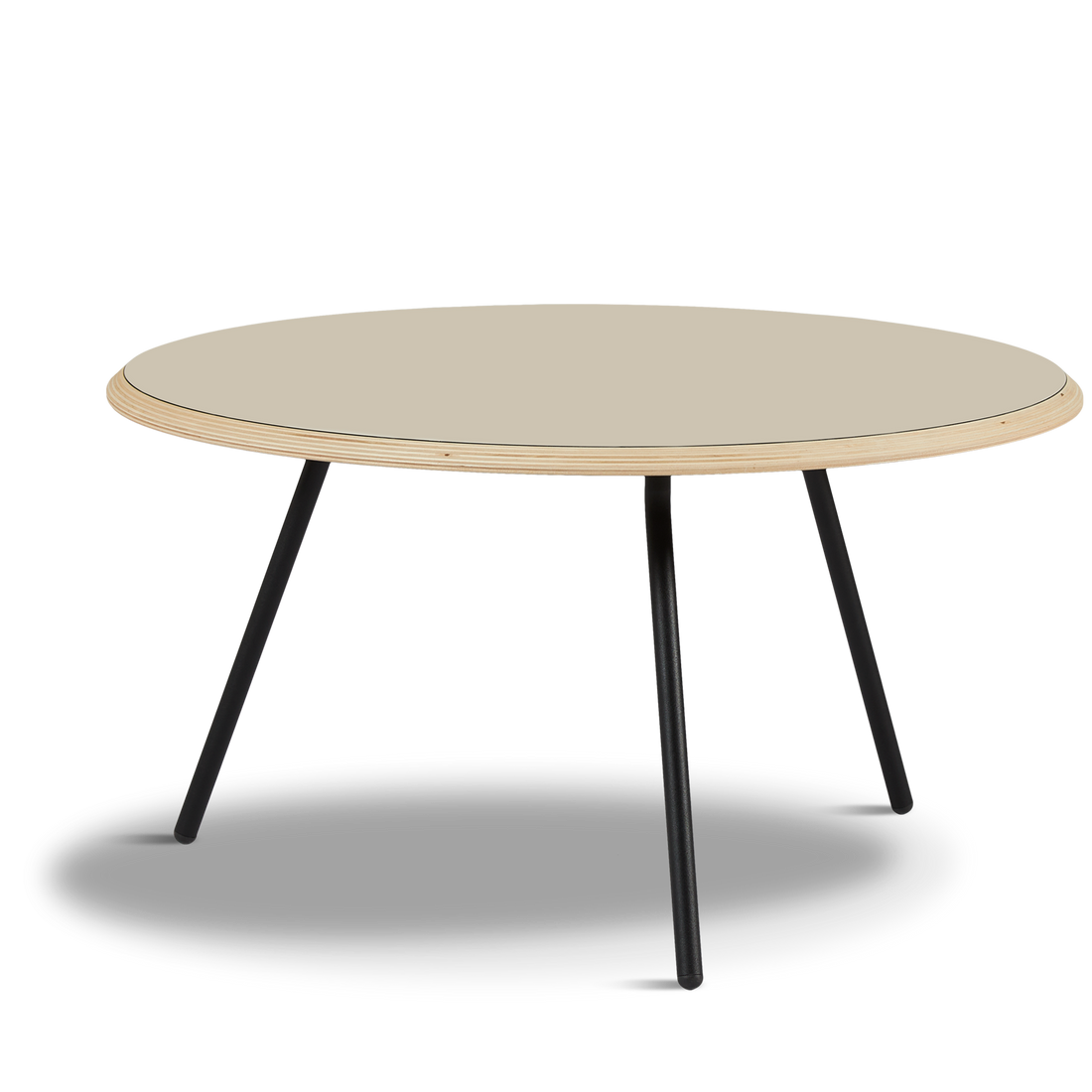 WOUD - Soround coffee table - Beige (Ø75xH40,50) - WOUD - DesignGaragen.dk