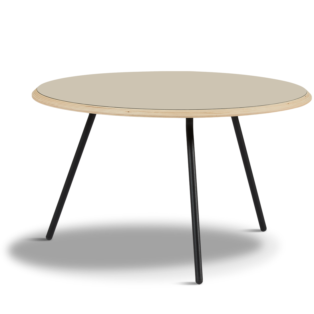 WOUD - Soround coffee table - Beige (Ø75xH44,50) - WOUD - DesignGaragen.dk