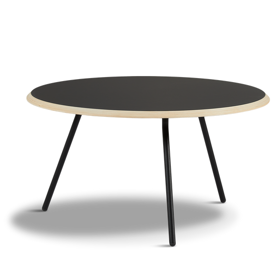 WOUD - Soround coffee table - Black (Ø75xH40,50) - WOUD - DesignGaragen.dk