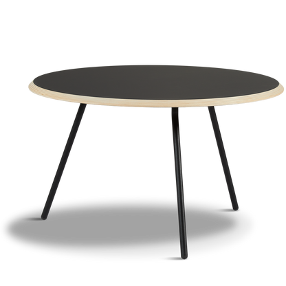 WOUD -  Soround coffee table - Black (Ø75xH44,50)