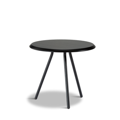 WOUD -  Soround side table - Black ash (Ø45xH40,50)