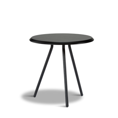 WOUD -  Soround side table - Black ash (Ø45xH44,50)