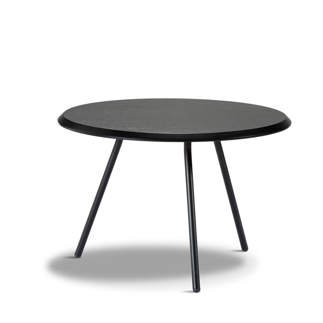 WOUD - Soround coffee table - Black ash (Ø60xH40,50) - WOUD - DesignGaragen.dk