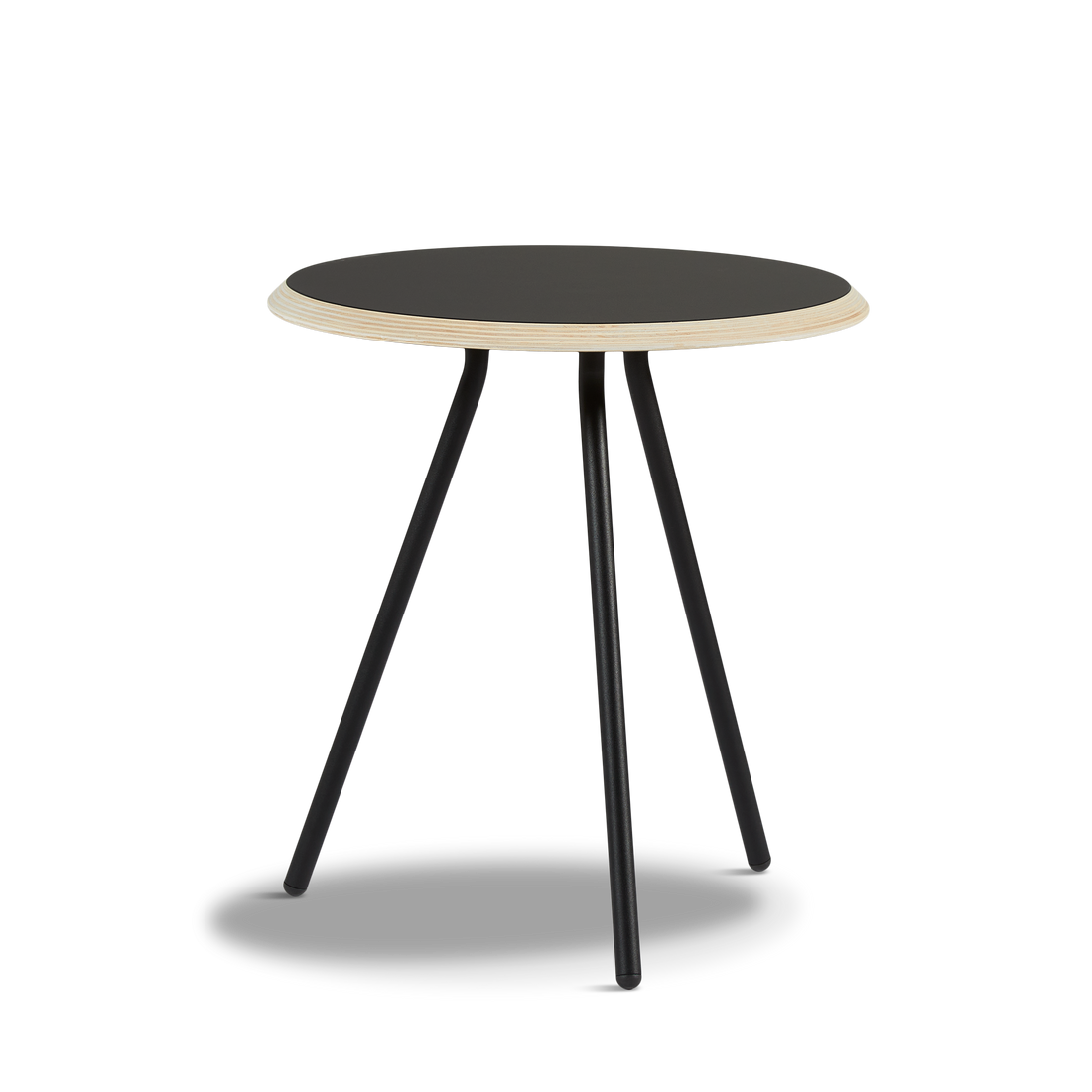WOUD -  Soround side table - Black (Ø45xH49)
