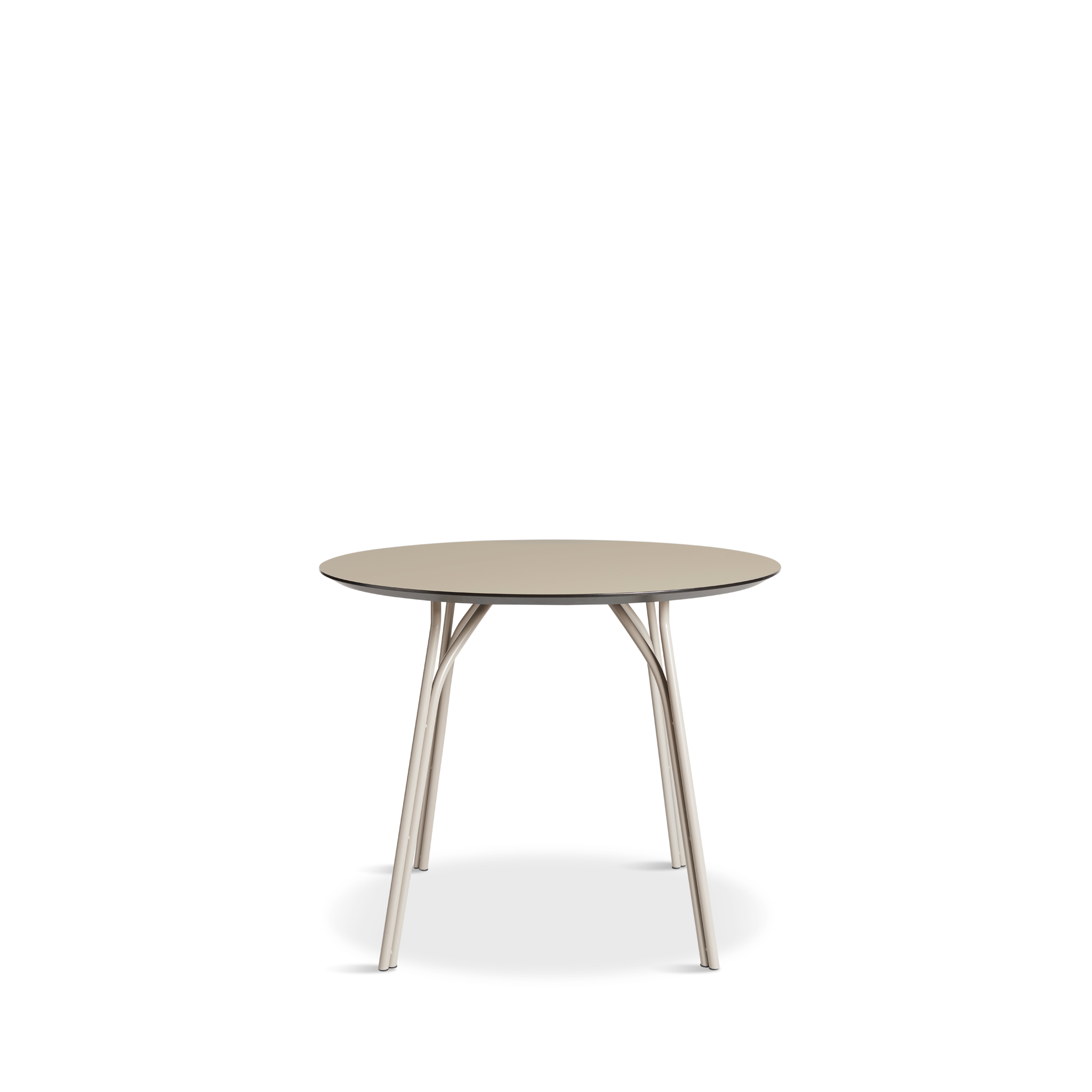 WOUD - Tree dining table (90 cm) - Beige/beige - WOUD - DesignGaragen.dk