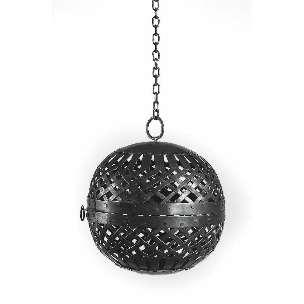 Nordal Lanterns in iron for hanging - 3 pieces - ø30 cm - black