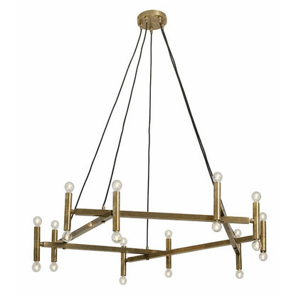 Nordal Chandelier in brass for 20 bulbs - ø142 cm