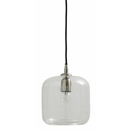 Nordal BRIGHT pendant in clear glass - h21 cm