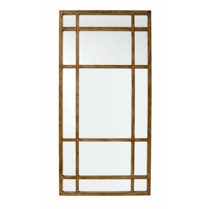 Nordal SPIRIT mirror with wooden frame - 203x101 cm - nature