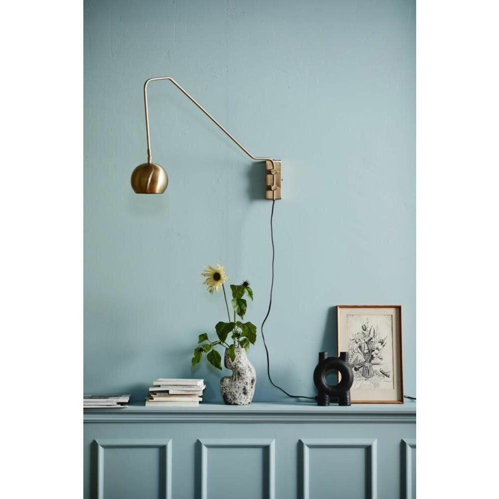 Nordal ATHENE golden wall lamp - L85 cm