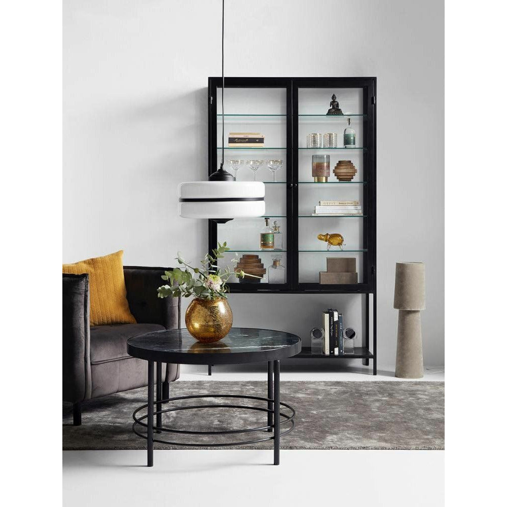 Nordal MONDO display cabinet in iron - 198x112 - black