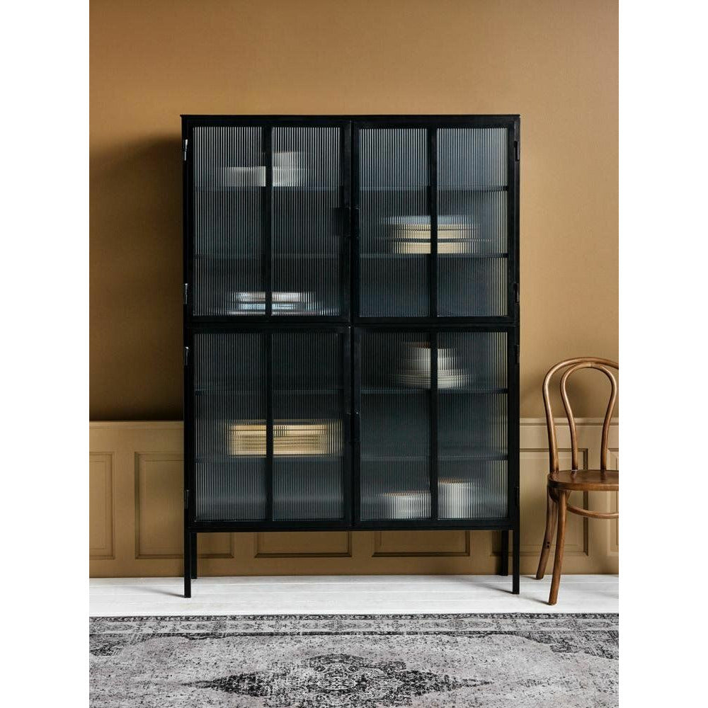 NORDAL GROOVY DISPLAYS IN Iron - 185x130 - Black