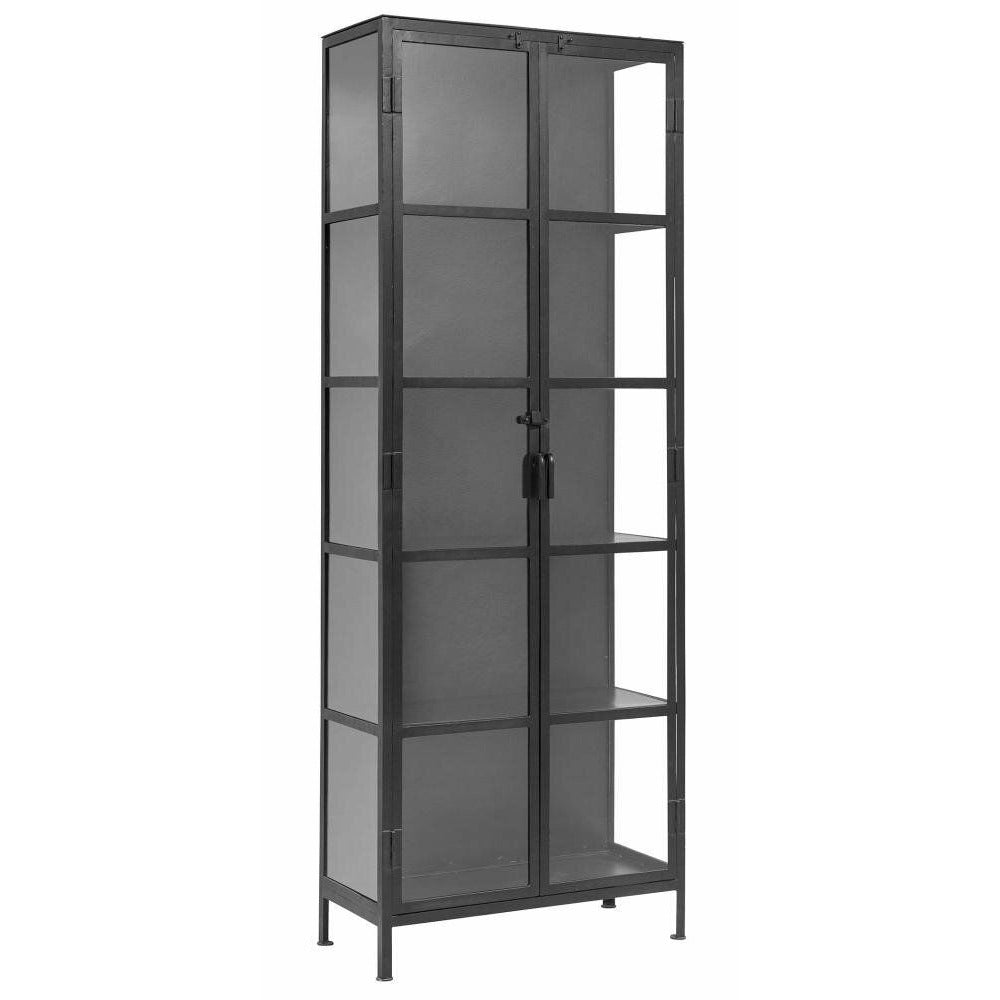 Nordal PHOENIX vitrineskab i jern - 214x80 - sort - Nordal - DesignGaragen.dk
