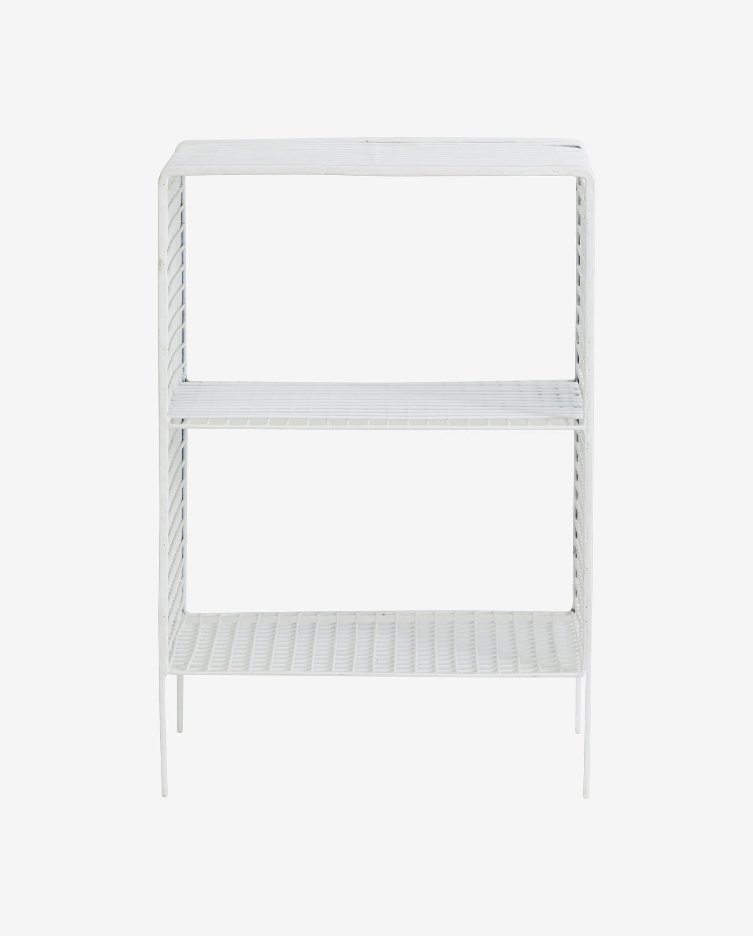 Tuo bedside table/side table in iron - 40x30 cm - white