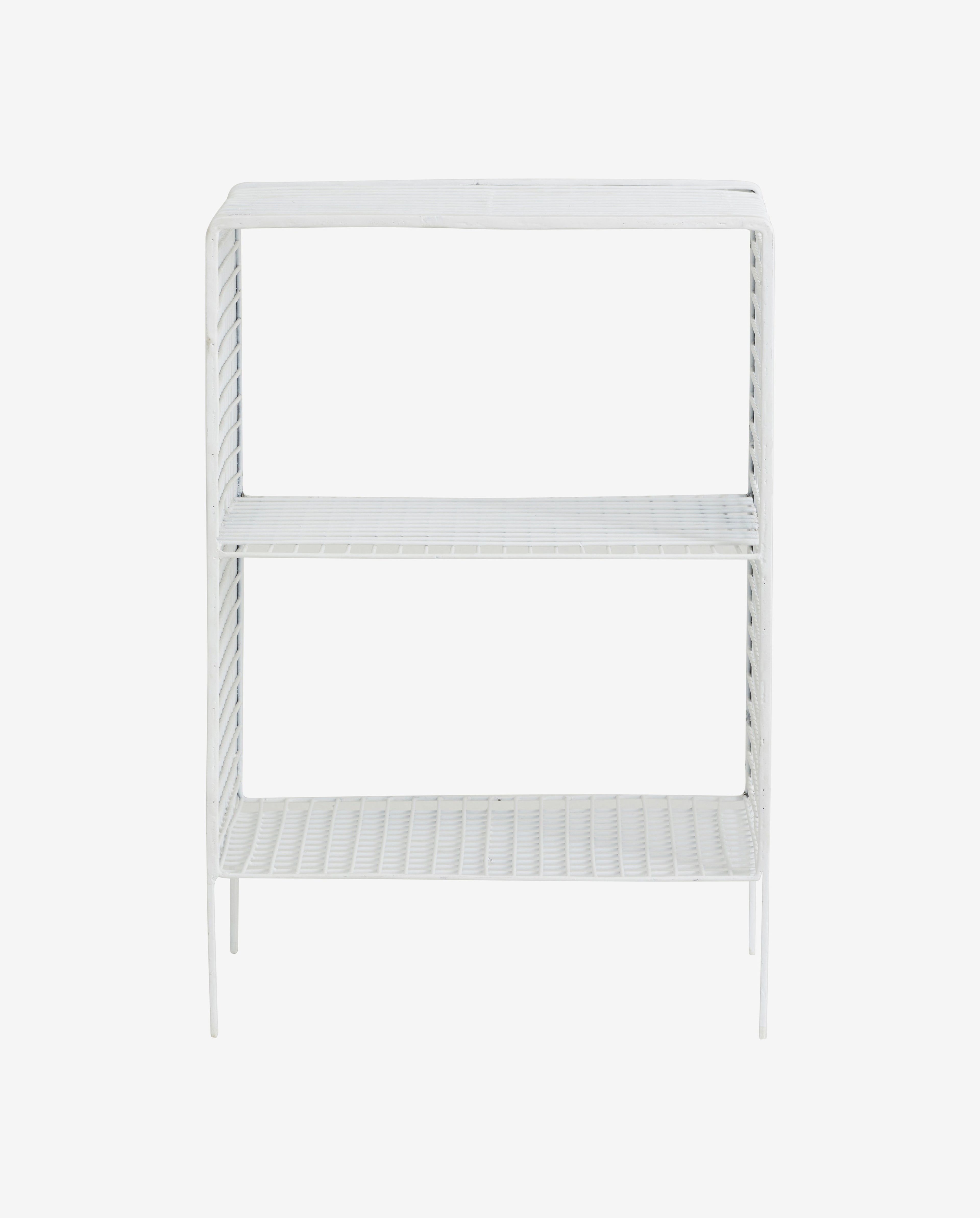 Tuo bedside table/side table in iron - 40x30 cm - white