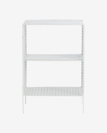 Tuo bedside table/side table in iron - 40x30 cm - white