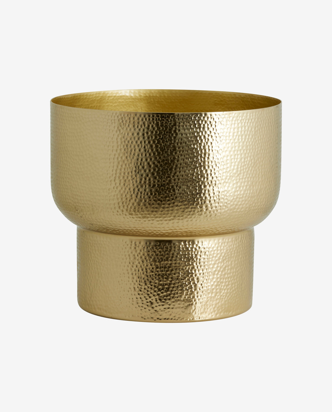 Alimia herbal pot in aluminum Ø31 cm - gold finish