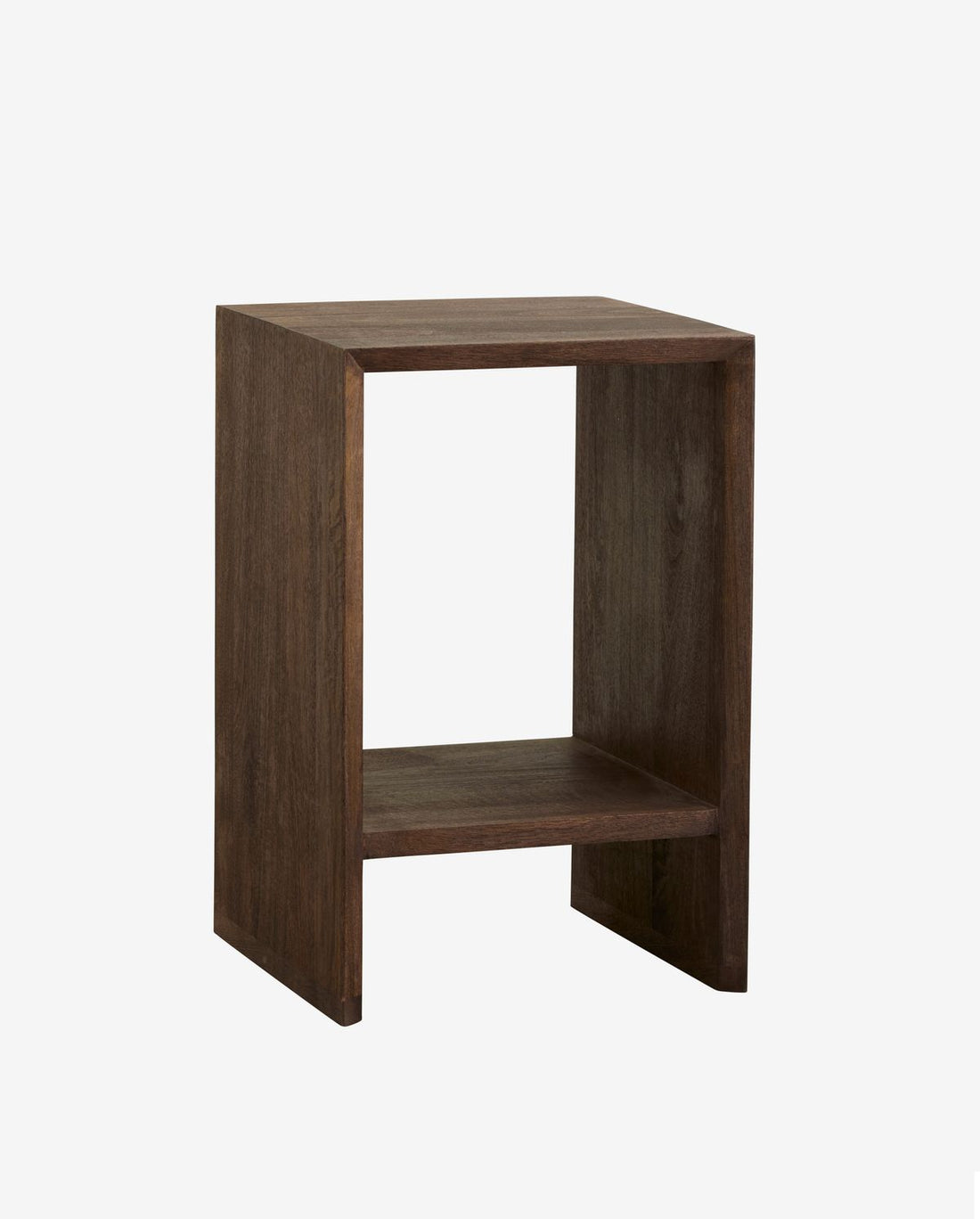 Napo bedside table/side table - dark brown