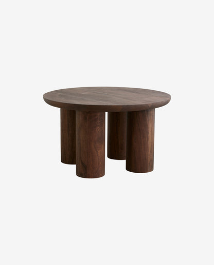 Helin coffee table in mango trees - H40 cm - dark brown