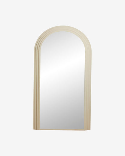 Falco mirror in iron - 203x100 cm - sand