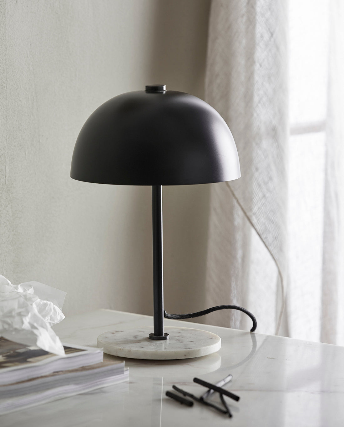 Kita table lamp - H32 cm - black