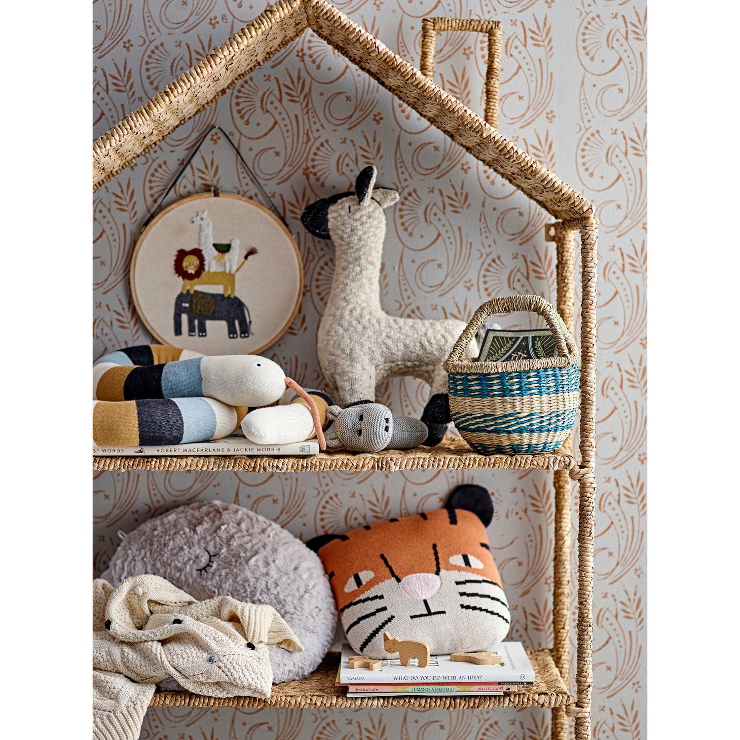 Sebastia Soft Toy, Brun, Bomuld OEKO-TEX® - L200xW7,5 cm - BLOOMINGVILLE MINI - DesignGaragen.dk