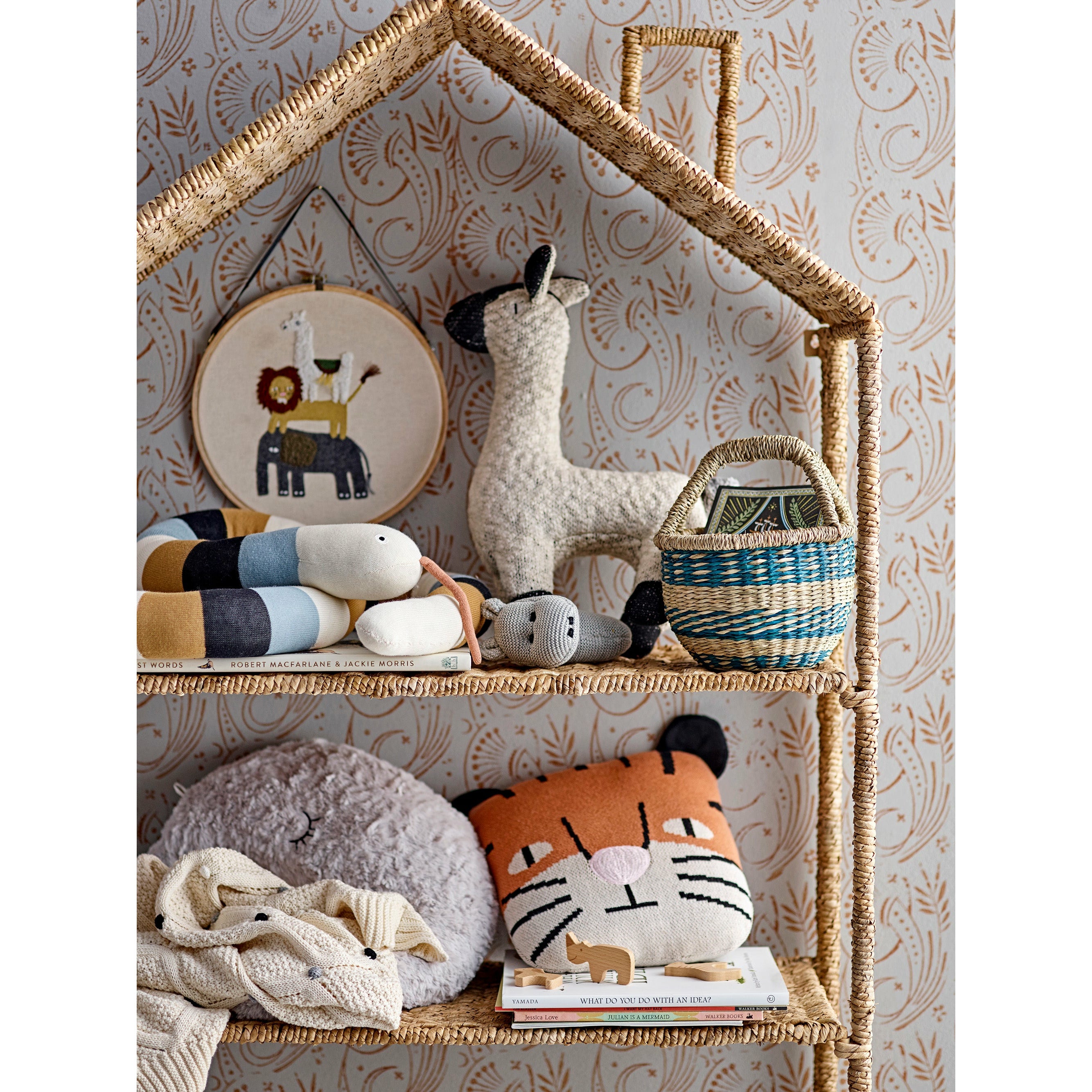 Sebastia Soft Toy, Brun, Bomuld OEKO-TEX® - L200xW7,5 cm - BLOOMINGVILLE MINI - DesignGaragen.dk