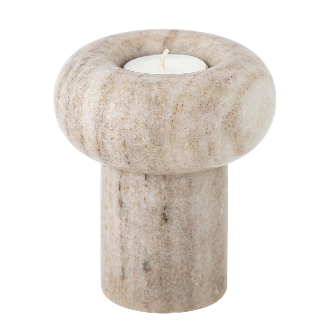 Bloomingville Isabea Fyrfadsstage, Natur, Marmor - Bloomingville - DesignGaragen.dk